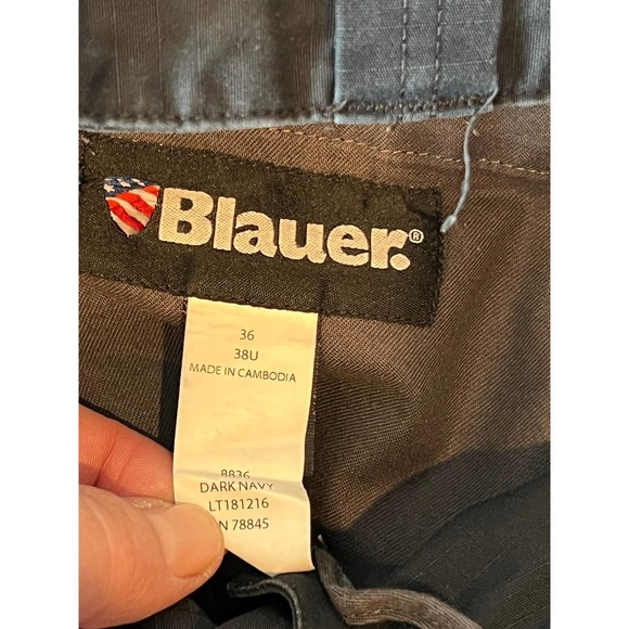 Blauer Navy Work Pants Mens 36x32 - Picture 7 of 7